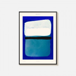 Yente - Composition II, Medium, Black Aluminium, displayed